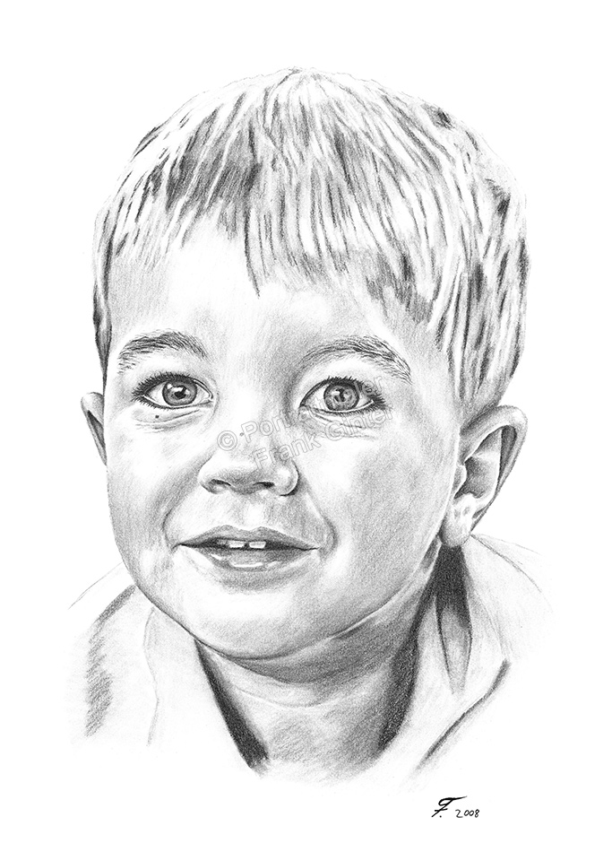 Bleistiftzeichnungen- Kinderportrait